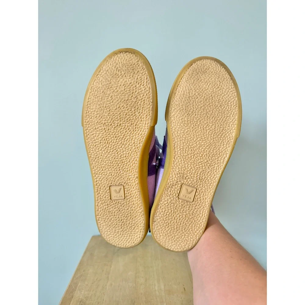 Veja Volley Low Top Suede Gum Sole Sneakers Purple Unisex | Men's 7 Women's 9
